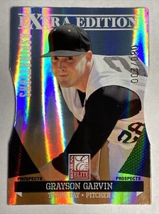 2011 Donruss Elite Extra Edition Diecut /200 #53 Grayson Garvin Tampa Bay Rays