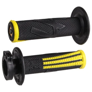 Odi V2 Emig Pro MX Lock-On Grips Black/Yellow For Honda CRF125F (Big Wheel) 2019 - Picture 1 of 6