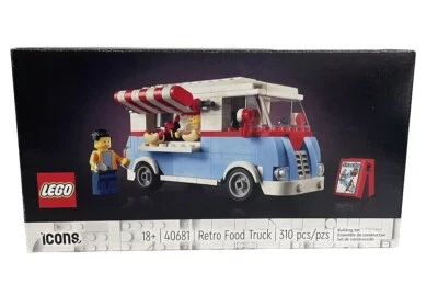 NOVO Conjunto #40681 Lego Retro Food Truck Edição Limitada 310 peças 18+ - Imagem 1 de 4