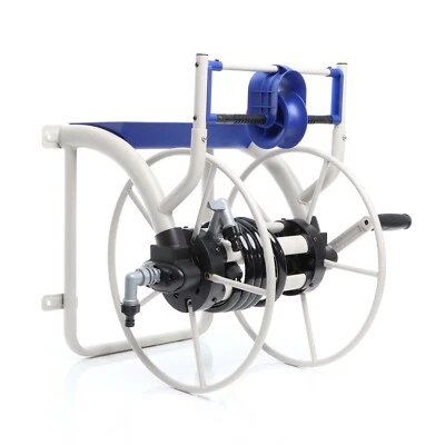 XPOtool Schlauchtrommel Metall Wand Kurbel Wasserschlauch Aufroller Garten - Bild 1 von 4