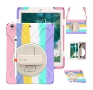 BRAECN iPAD CASE 6th/5th GENERATION RUGGED KIDS FRIENDLY CASE WITH PENCIL HOLDER - Photo 1/20