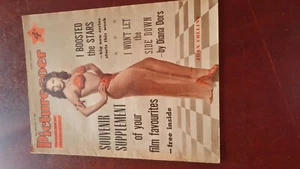 April 28th 1956, PICTUREGOER, Joan Collins, Eunice Gayson, Dirk Bogarde. - Picture 1 of 6