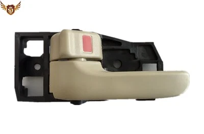 Maçaneta interna lateral esquerda para 2001-2007 Toyota Highlander bege - Imagem 1 de 3