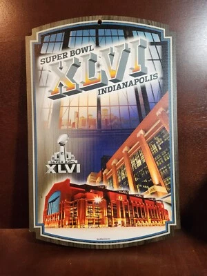 Настенная табличка Super Bowl XLVI (Patriots Vs. Giants) - Изображение 1 из 4