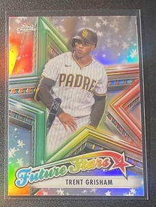 2021 Chrome Future Stars Refractor #FS-4 Trent Grisham NM-MT Padres - Picture 1 of 2