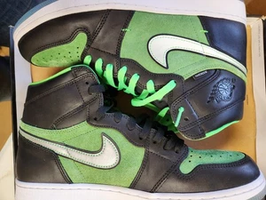Size 12 - Air Jordan 1 Zoom High Zen Green Gently Worn - Picture 1 of 6
