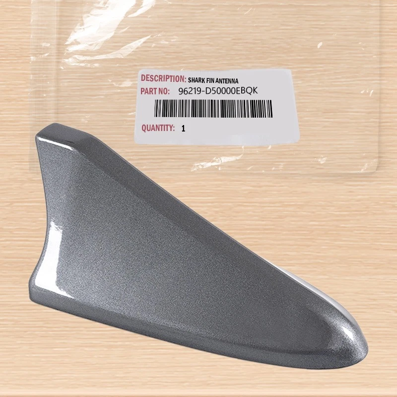 Cubierta de antena de aleta de tiburón plateada y gris para Kia Optima 2014~2019 tapa de techo aérea Foto 1 de 4