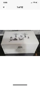 Dept 56 Heritage Village 56599 Tapping the Maples Set of 7 #56599 Trees In Box - Picture 1 of 5