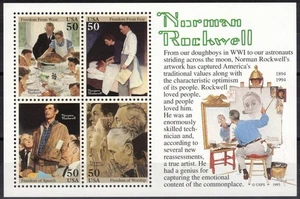 USA 1994 Norman Rockwell BF MNH** - Picture 1 of 1