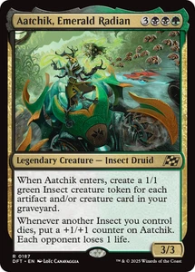 Aatchik, Emerald Radian 0187 ~ Rare NM MTG Aetherdrift - Picture 1 of 1