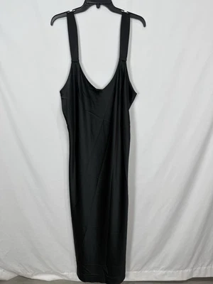 Vestido sin Mangas Cabernet Mujer 1X Negro Camisón Cuello en V Grunge 90S Y2K Cabricho Foto 1 de 4