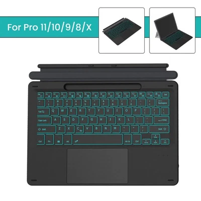 Teclado para Microsoft Surface Pro para Copilot+ (11ª Edición), Pro 10, 9, 8, X Foto 1 de 4
