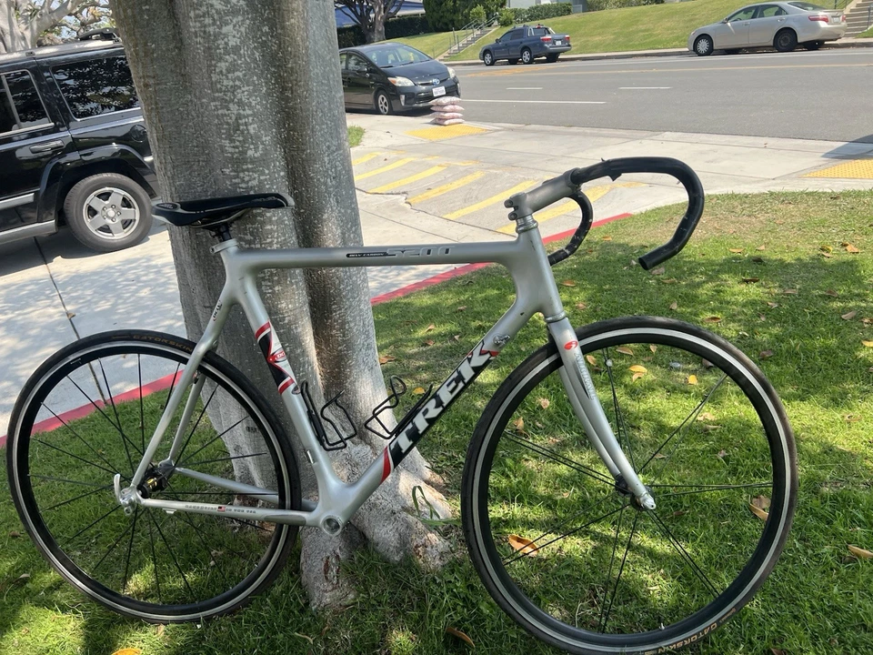 Auriculares Trek 5200 OCLV cuadro/horquilla de carbono Chris King SIN llantas/barras de tija de sillín/vástago Foto 1 de 4