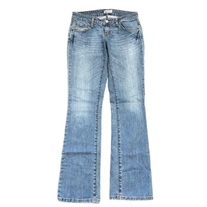Twenty X Jeans Womens 7/8x34 Houston Lowest Rise Bootcut Embroidered Slim Fit - Picture 1 of 14