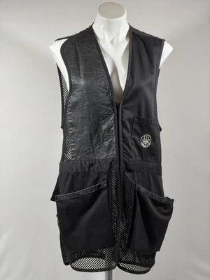 Beretta Mesh Shooting/Hunting Vest Mens Large Black Right-Handed Padded - Image 1 of 4