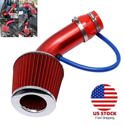 Filtro de admisión de aire frío para automóvil de 3" tubo de inducción sistema de manguera de flujo de energía accesorios Foto 1 de 4