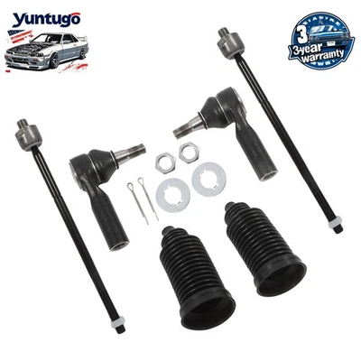 6pc Front Inner Outer Tie Rod Kit for Dodge Ram 2500 3500 - 2WD ONLY Foto 1 de 4