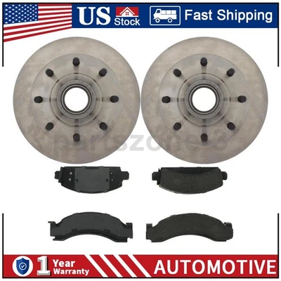 Pastilla de freno de rotor de freno delantero 3 piezas para Chevrolet P30 5,7 L 1975 - 1996 Foto 1 de 4