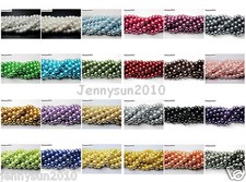 100pcs Top Quality Czech Glass Pearl Round Beads 3mm 4mm 6mm 8mm 10mm 12mm 14mm