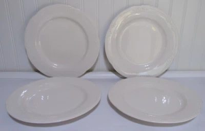 Pfaltzgraff   Filigree  White 10" Dinner Plates  Set of 4 - Image 1 of 4