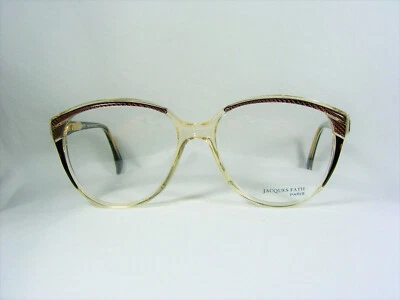 Jacques Fath, gafas de lujo, vieira, ovaladas, monturas, NOS, hiper vintage Foto 1 de 4