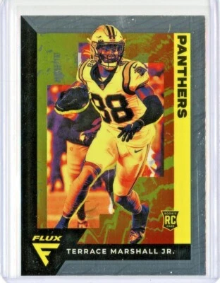 2021 Panini Chronicles Flux Terrace Marshall Jr. Rookie #FX-16 Panthers RC - Image 1 of 2