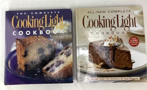 COOKING LIGHT Cookbooks LOT Set 2 Complete & All-New Recipes Kitchen Hints Tips - Picture 1 of 21