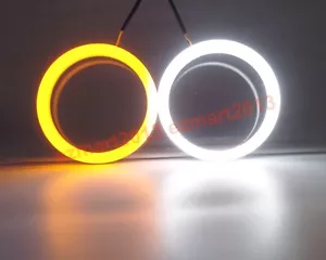 Switchback LED halo ring for W204 C250 C180 C200 11-14 LCI Xenon headlight DRL - Picture 1 of 16