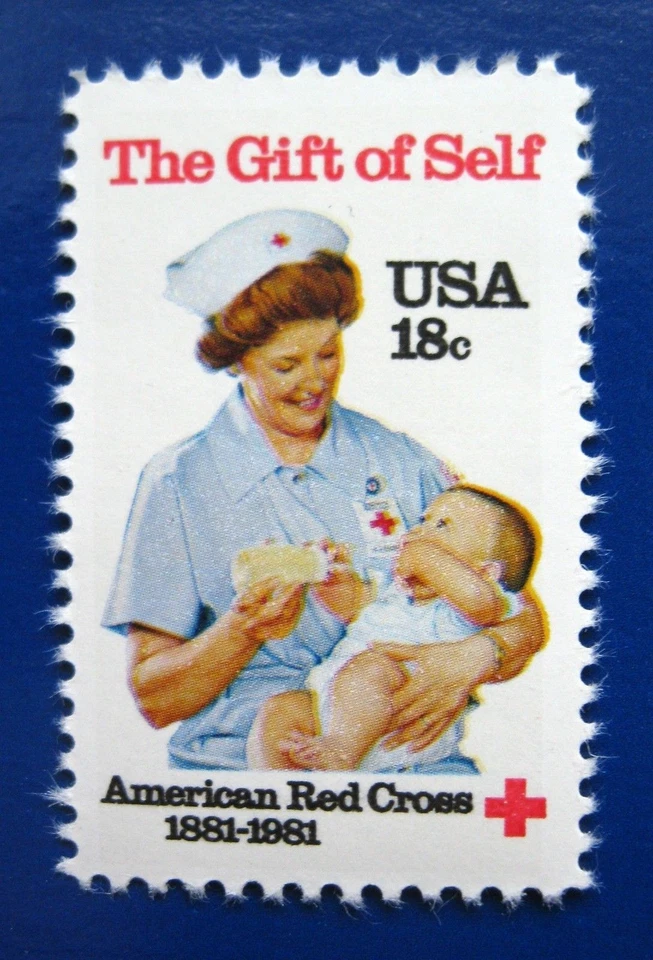 Sc # 1910 ~ 18 cent American Red Cross Centennial Issue (ch27) - Image 1 of 1