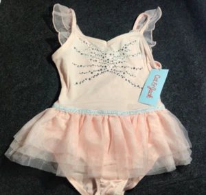 NWT Cat & Jack Pink Ballet Tutu Dress Leotard Sparkles Size XS 4/5 Adorable - Picture 1 of 6