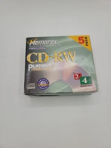 Memorex CD-RW 4er Pack 650 MB 74 Minuten 4x Platinum wiederbeschreibbar - Bild 1 von 5