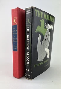 C.1943/DJ MODERN LIBRARY~THE MALTESE FALCON~DASHIELL HAMMETT~SAM SPADE DETECTIVE - Picture 1 of 21