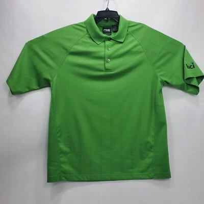 Polo de golf verde Ping Collection Dry Fiber Dynamics para hombre talla XL Foto 1 de 4