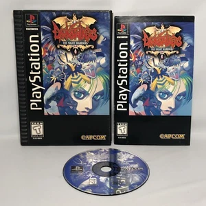 Darkstalkers: The Night Warriors (Sony PlayStation PS1) CIB registro Longbox - Imagen 1 de 12