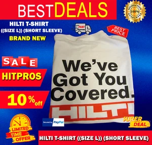 HILTI T-SHIRT ((GR. L)) (KURZARM), NAGELNEU, SCHNELLER VERSAND - Bild 1 von 8