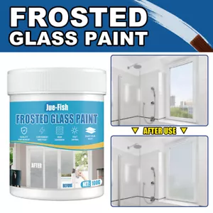 New 100ml Frosted Glass Spray Paint For Home Office Bathroom Indoor Outdoor Ne - Picture 1 of 14