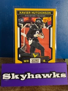 Xavier Hutchinson Houston Texans 2023 Score Yellow Parallel 356 - Bild 1 von 4