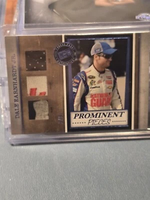 Dale Jr Presspass Legends Prominent Pieces /5 Triple Relic - Image 1 of 4