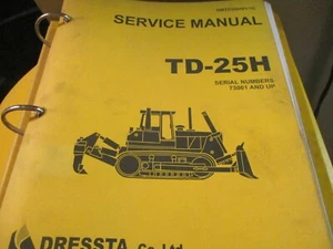 Dressta TD-25H Dozer Service Manual - Picture 1 of 3