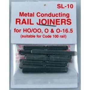 Peco SL10 HO/OO Code 100 Metal Rail Joiners (24 Pack) New - Picture 1 of 3