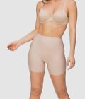 $71 Nancy Ganz Women's Beige High Waist Body Define Shaping Shorts Size XL