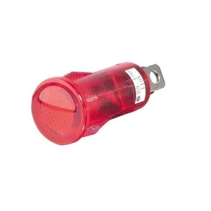 Red Neon Indicator Lamp 110VAC 1.2mA Max ~ Snap In Mount ~ RadioShack  272-0001 - Picture 1 of 3