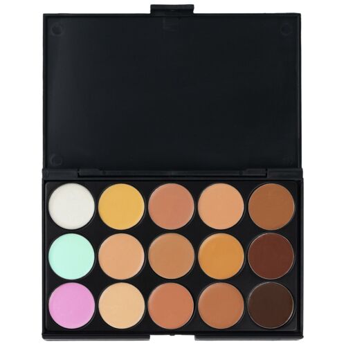 15 Shades Colour Concealer Contour Makeup Palette Kit Make Up Set