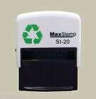 Customised Name and Address Self Inking Rubber Stamp TEXT & LOGOS