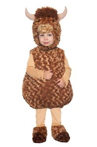 Brand New Highland Cattle Belly Baby Toddler Costume - Picture 1 of 1