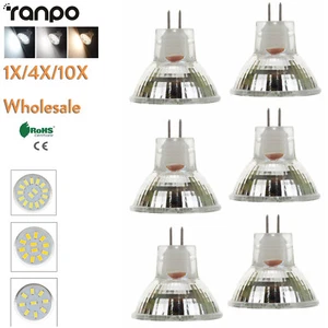 Mr11 Led Spot Light Bulb 200 Lumen Dc12V Daylight White Smd2835 Gu4 Bi-Pin Base - Picture 1 of 19
