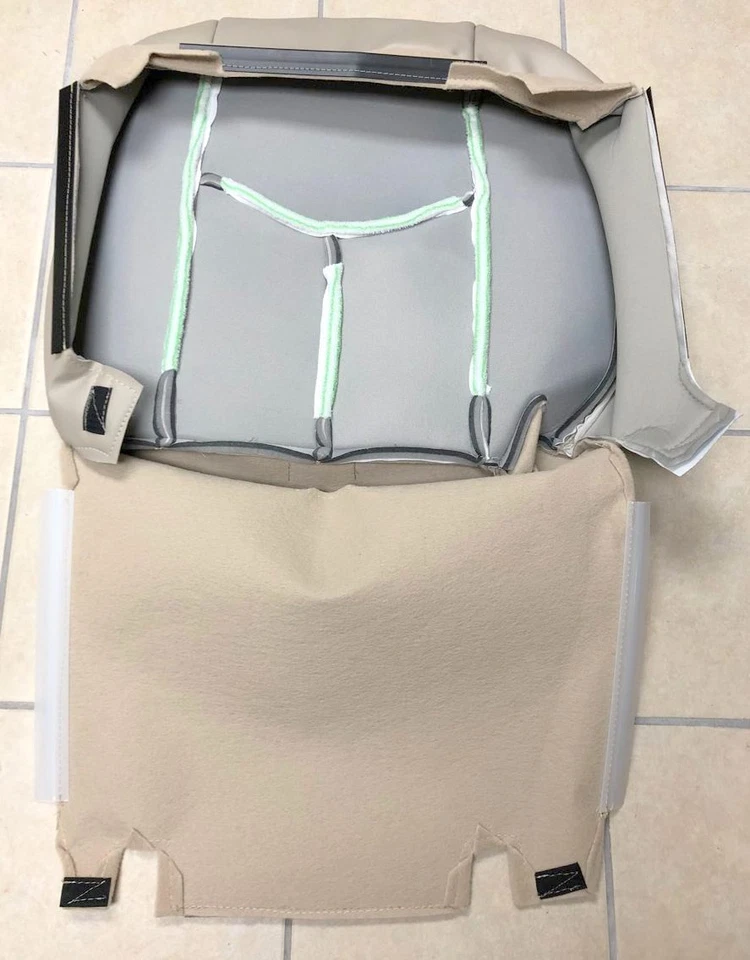 2003 to 2006 Chevy Tahoe Suburban Driver Passenger Bottom Vinyl SEAT Cover Gray