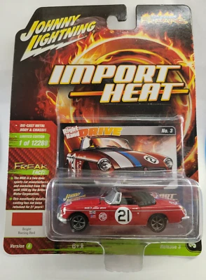 MGB Roadster Street Freaks 1963 importación Heat 21 diecast 1/12288 Johnny Lightning Foto 1 de 2