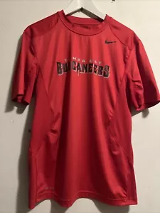 Camicia manica corta Tampa Bay Buccaneers rossa Nike NFL On Field Dri-Fit taglia M - Foto 1 di 8