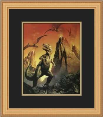 Impresión enmarcada personalizada Boris Vallejo Rex's World Foto 1 de 2